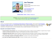Tablet Screenshot of joetoscano.com